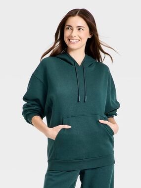JoyLab Forest Green Pullover Hoodie
